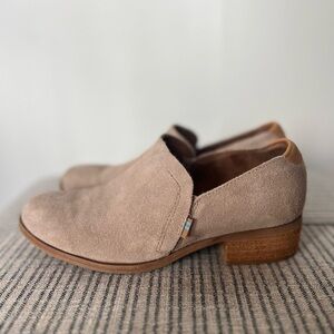 Toms Tan Suede Women's Shoes